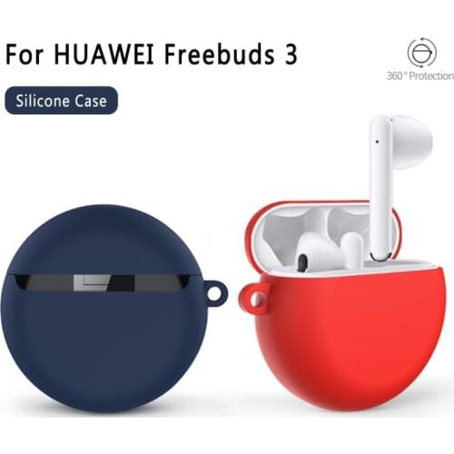 Earphone Cases For Huawei FreeBuds 3 Waterproof Silicone Protective Cover Shock Proof Headphone Cover For Huawei FreeBuds 3 Case