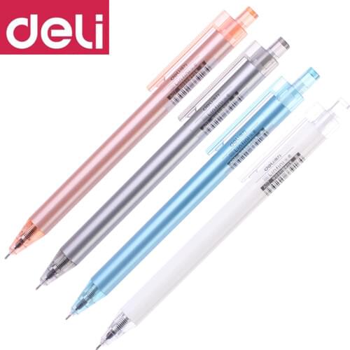 DELI Music Gel Pen 12 Pcs A07 Writing Office Press Pen 0.38mm Student Sketch Full Needle Black Water Pen Writing Painting Tools