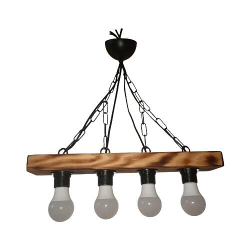 Whole House Wooden Rope 4 Pieces Retro Rustic Chandelier Lighting Stylish Living Room Bathroom Kitchen Office 2021