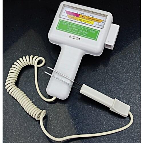 Electronic detector water quality tester,spa pool PH value tester chlorine residual chlorine detector Water detector