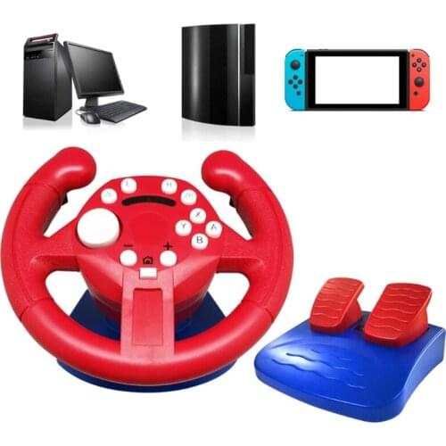 Racing Steering Wheel For Nintend Switch Lite Game Joysticks Controller For PS3