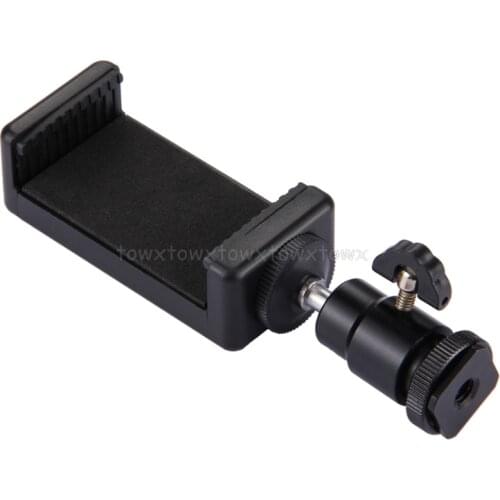 Camera Phone Bracket Holder Clip Tripod Mount Adapter with 360 Ball Head for iPhone Samsung Universal S11 19 Dropship