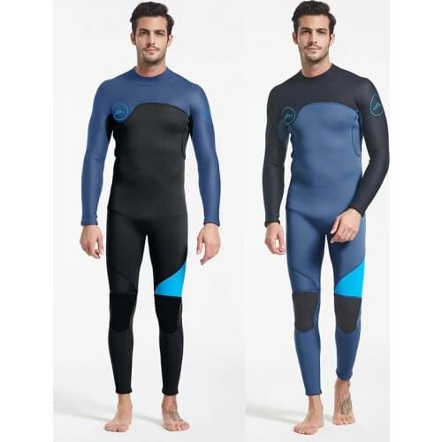 Men Wetsuit Full Body 3mm Neoprene Adult Surfing Swimming Diving Scuba Jumpsuit Guard Wet Suit Snorkeling Back Zip Long Sleeve