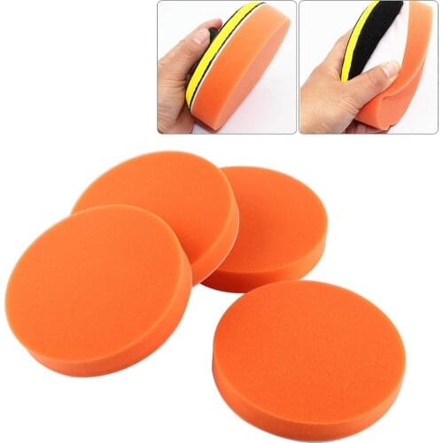 6 Inch 150MM Sponge Polishing Buffing Waxing Pad Kit Tool for Car Polisher Buffer Sanding,Polishing,Cleaning