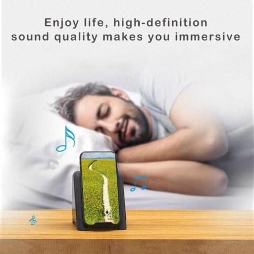 Desktop Portable Smart Wireless Charging Bluetooth-compatible Speaker Micro USB Music Soundtrack Wireless Charger