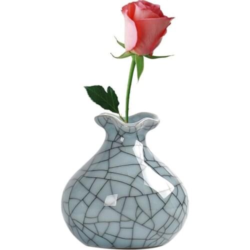 Small fresh flowers for decoration decoration celadon ceramic flower vase Home Furnishing Hydroponics