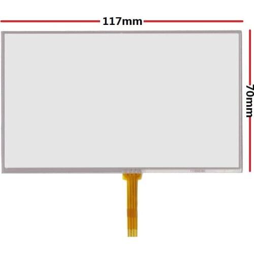 New 5-inch touch screen for handwriting screen MP4 GPS outer screen HSD050IDW1 AT050TN33 TN43 119*73mm