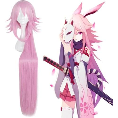 Game HOUKAI IMPACT 3 Cosplay Wigs Yae Sakura Cosplay Pink Long Wigs Halloween Carnival Party MmiHoYo Cosplay Wigs