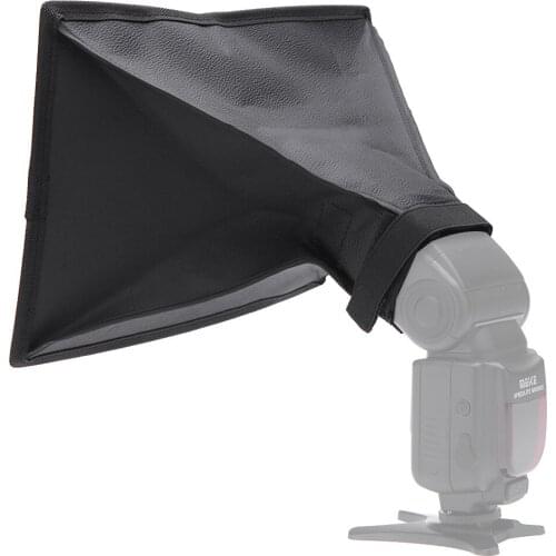 GloryStar 20 * 30cm / 7.9 * 11.8in Portable Photography Flash Diffuser Mini Softbox Kit for DSLR Speedlite Flash