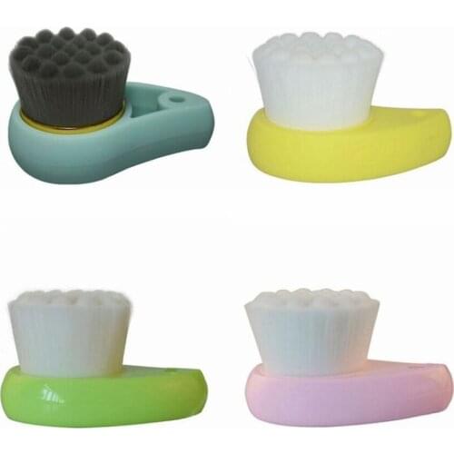 48.5X39.5X37mm many colors plastic handle nylon hair makeup face brush in professional