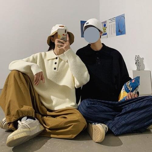 2020 Winter New Couple Sweaters Autumn Mens Casual Pullovers Fashion Korean Streetwear Classic Woman Clothing