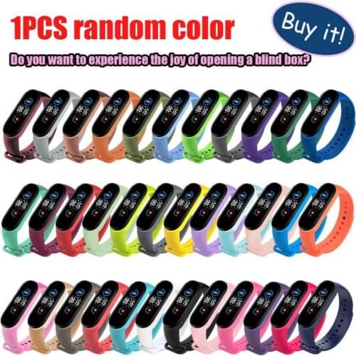 TPU Strap Strap Replacement Wristband For Xiaomi Mi Band 6 Sportsport Silicone Smart Watch Wrist Color TPU Strap For Mi Band 6