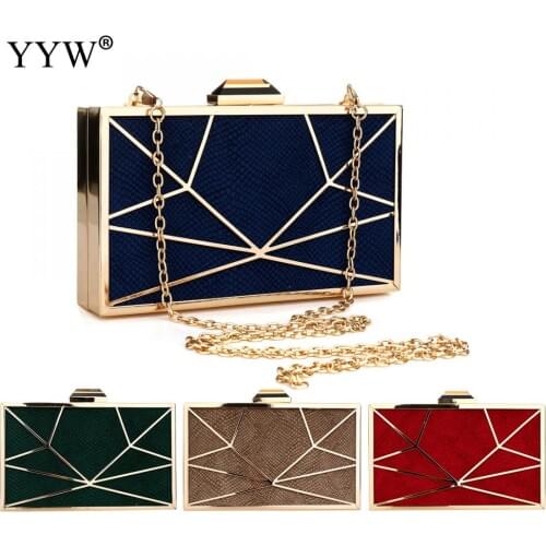Luxury Handbags Women Clutch Bags Designer Geometric Cross Body Evening Bag Purse Burgundy Green Red Black Blue Evening Clutch