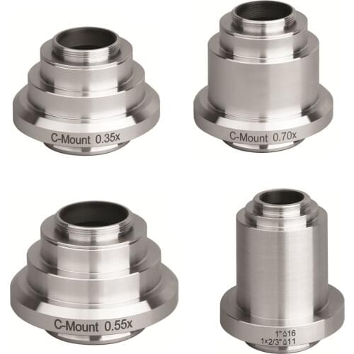 0.35X Standard Microscope Camera C-mount Adapter Compatible for Leica Microscopes