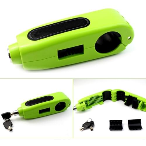 VODOOL Universal Motorcycle Handlebar Lock Motorbike Scooter Brake Throttle Grip Anti Theft Locks ATV Dirt Bike Handle Bar Lock