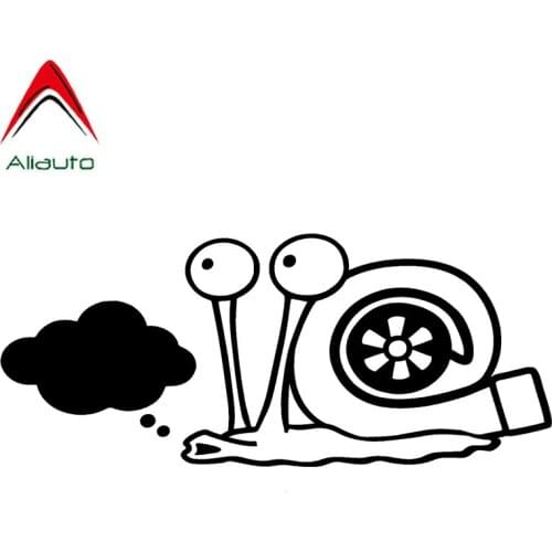 Aliauto Lovely Snail Car Sticker Funny Stance Turbo Boost Decor Vinyl Decal for Motorcycle Gti Vw Golf Nissan Mercedes,18cm*8cm