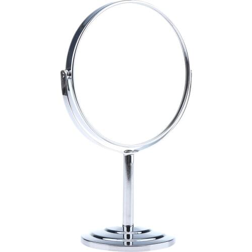 6in Vanity Makeup Table Mirror 2-sided 2x Magnifying Swivel Cosmetic Mirror