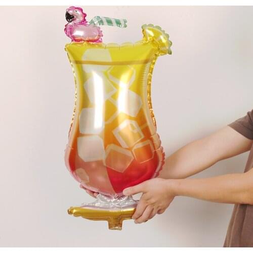 1pc Big Helium Balloon Champagne Goblet Aluminum Balloons Wedding Birthday Party Decorations baby shower Childrens day toys