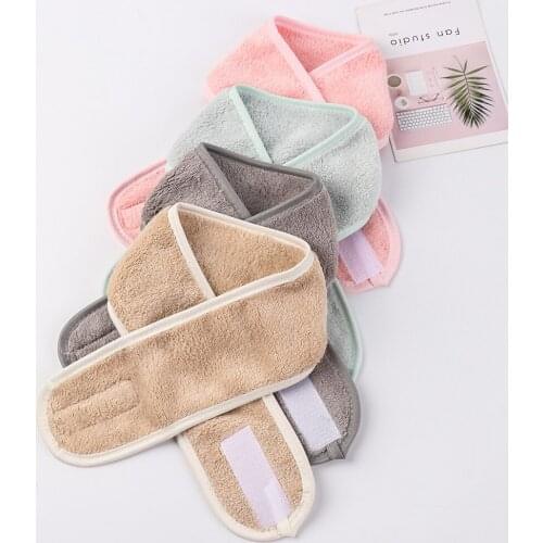 1PC Adjustable Women Facial Hairband Makeup Head Band Toweling Hair Wrap Stretch Towel Shower Caps Hair Acessories