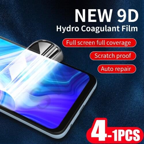 4-1Pcs soft full cove for redmi note 6 7 8 8T pro protective hydrogel film Not Glass 6A 7A 7s 8A phone screen protector