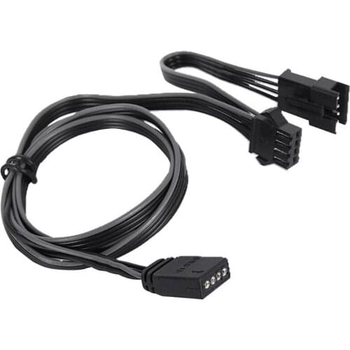 12 V 4 Pin RGB Connector Cable 60cm PC Case Fan LED Strip Extension Cord for Giga/Microstar/Asus RGB motherboard