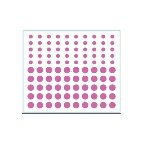 500 sheets 3mm & 5mm 100pcs/sheet custom color self-adhesive flat-backed pearl gem scrapbook stickers wedding card diy
