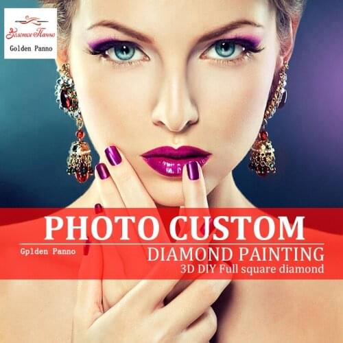 5d DIY Diamond Painting Cross Stitch Photo custom full square Diamond Embroidery Private custom picture 3d Diamond Mosaic Beauty