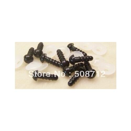 Free shipping!!! Acrylic Safety Eyes Bears Dolls - 6mm BLACK