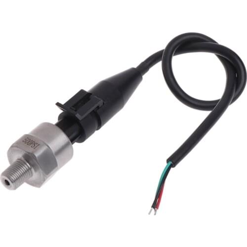 DC5V 1/8NPT Pressure Transducer Transmitter Sensor Stainless Steel Oil Air Water R9JF