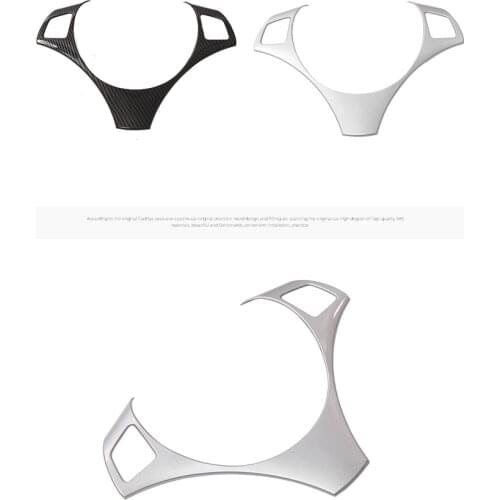 For BMW E90 3 Series 2005 - 2012 Car Steering Wheel Decoration Cover Trim Frame Sticker ABS Car Accessories