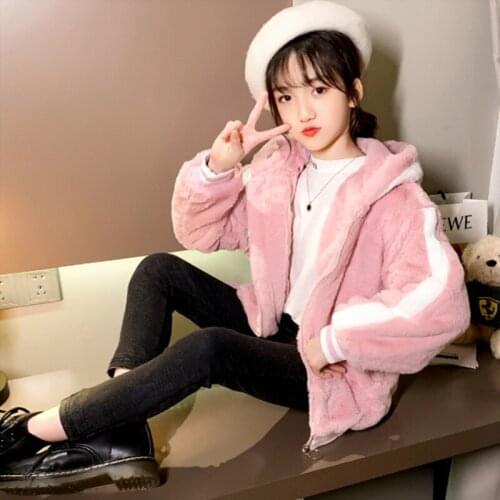 Girls Babys Kids Coat Jacket Outwear 2021 Stripe Winter Autumn Thicken Warm Overcoat Top Outdoor Sport Birthday Childrens Clot