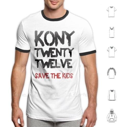 Kony T-Shirt-Save The Kids T Shirt Custom Design Print Kony 2012 Stop Kony Joseph Kony Invisible Children Uganda Lra