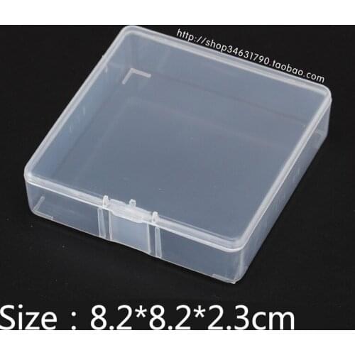 Component & Accessories Boxes transparent plastic Boxes product storage & packaging & Small Parts square Box Free Shipping