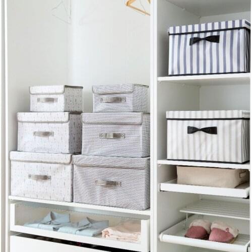 Non Woven Fabric Storage Box Childrens Toys Underwear Storage Box Clothing Finishing Box Fabric Folding Clothes Storage Box