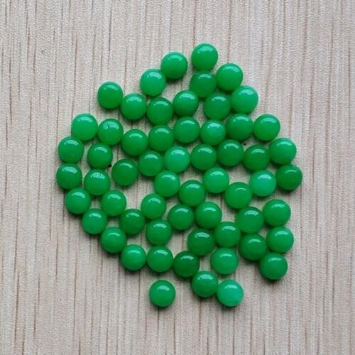 Wholesale 50pcs/lot fashion good quality natural stone round cab cabochon 6mm beads for jewelry accessories making 6mm free