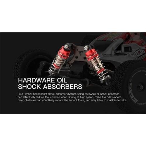 ​Oil Shock Absorber 144001-1316 2PCS Hardware for WLtoys 144001 1/14 Scale Drift Racing Car Spare Parts