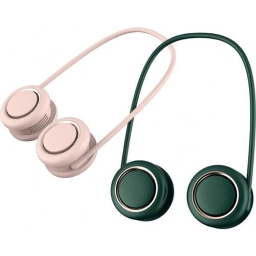 WS31 Multifunctional Hanging Neck Fan USB Charging Mini Hanging Neck Leafless Fan Outdoor Sports Fan Air Cooler