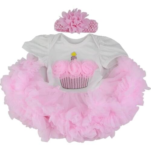 KEIUMI Fashion Baby Doll Dress With Pink Candle Suit For 22-23 Inch Reborn Doll Girls Baby Clothes For Kids DIY Toy