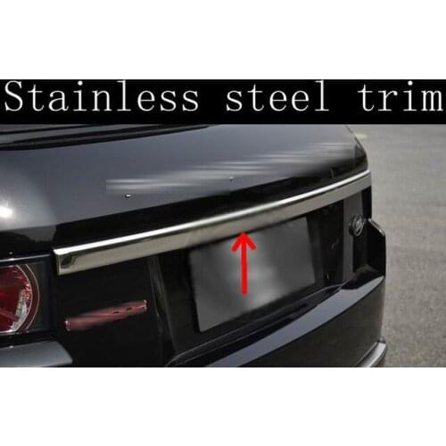 Stainless steel rear TRUNK LID STRIP TRIM for 2012 RG Rover Evoque