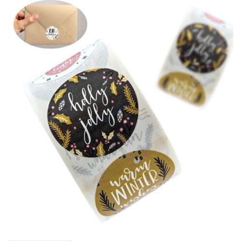 500pcs Thank You Stickers Seal Labels Scrapbook Handmade Sticker Wedding Party Festival Gift Bag Decorations