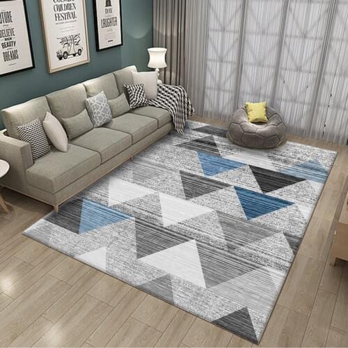 Nordic rug living room bedroom modern rug home sofa cushion coffee floor lamp table mat doormat study geometry pad