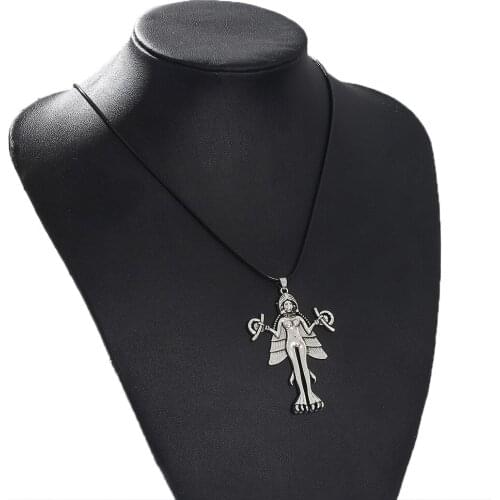 New Best-Selling Hip Hop Necklace Demon Pendant Gothic Luciferian Satanic Demon Amulet Necklace