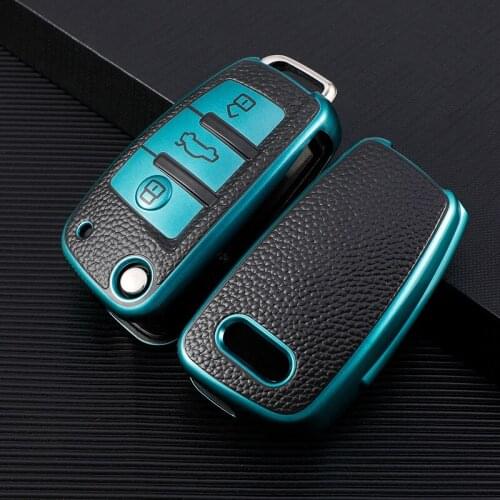 New Arrival Folding Car Key Cover Case TPU For Audi A3 A4 A5 A6 B6 B7 B8 Q3 Q7 S3 C5 C6 4F 8L 8P 8V RS3 S3 TT Accessories Box