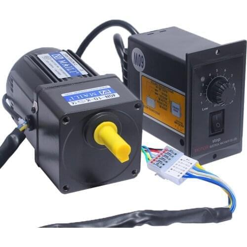 25W 220V adjustable speed motor AC gear / geared motor Reversible motor 4RK25GN-C