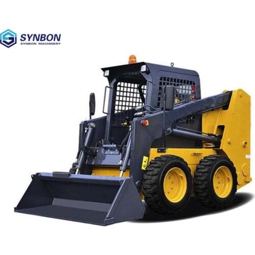 SYNBON New Full-hydraulic Skid Steer Loader Mini Loader 4wheel driver loader small multifunctional loader mini loader SY60