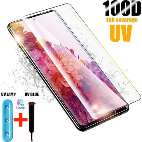 Screen Protector For Samsung Galaxy Note 20 Ultra S20 Plus Tempered Glass For Samsung S8 Plus S9 S10 E Note 10 9 8 Protect 100D