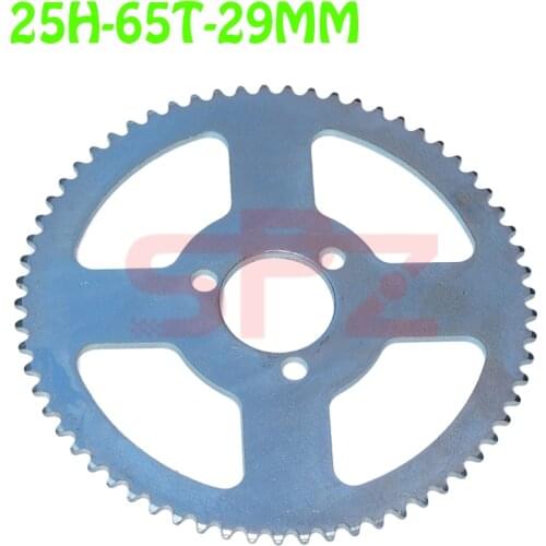 25H 65T 29MM sprockets are suitable for 47CC 49CC Mini Moto ATV Quad Dirt Pit Pocket Bike