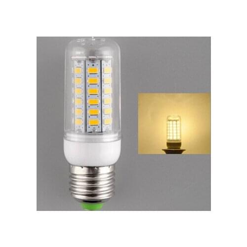 10pcs E27 220V Bright 56leds 5730SMD LED Efficient Effective 15W Useful Warm White/white Home Office Light Lamp Corn Bulb