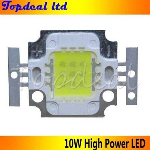 10pcs/lot 10W High Power LED Emitter 1000Lm Warm White Color 3000-3500K DC9-11V 1050mA LED Light floodlight source