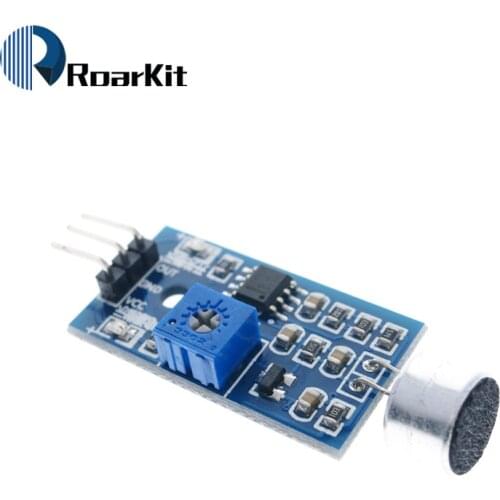 10pcs/lot Microphone Sound Detection Sensor Module Sound Sensor Intelligent Vehicle For Arduino